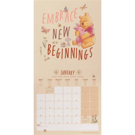 Disney Winnie The Pooh Calendar 2025