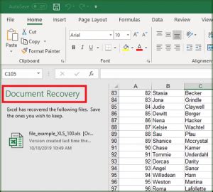 How To Recover Unsaved Or Overwritten Excel Files