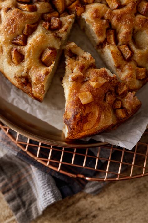 Sweet Cinnamon Apple Focaccia Bread Baking Babe