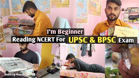 Reading Ncert Books📕 For Upsc And Bpsc 📚🖋️ Study Blog Motivational