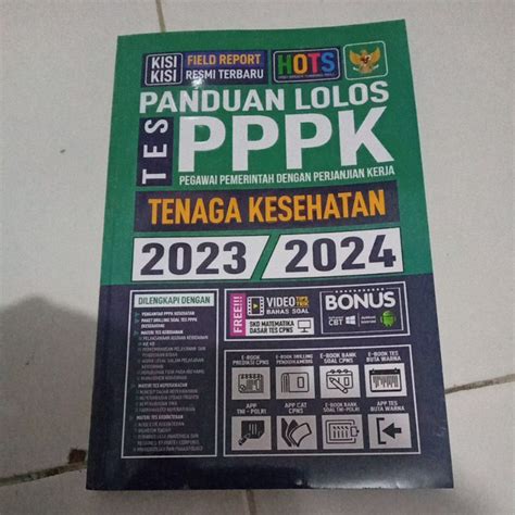 Jual BUKU PPPK 2023 2024 PANDUAN LOLOS TES PPPK UNTUK TENAGA KESEHATAN