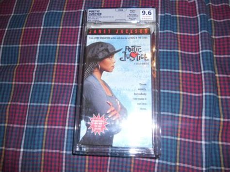 Poetic Justice VHS Tape PROMOTIONAL COPY REWIND 9 6 Tupac Shakur Janet