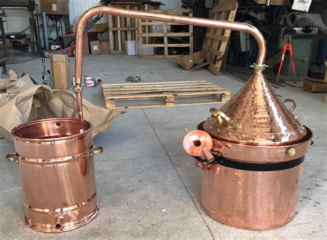 Premium Copper Water Sealing Alembic Still 30l Copper Brothers