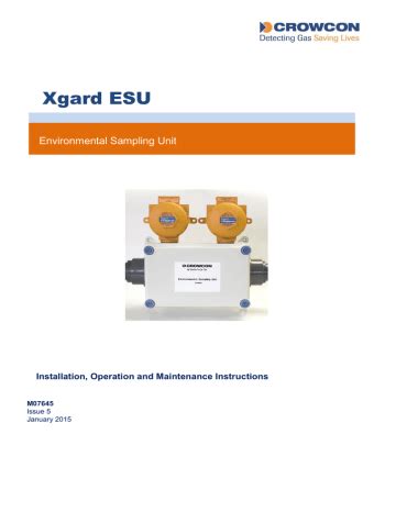 Crowcon Xgard Fixed Gas Detector Manual Manualzz