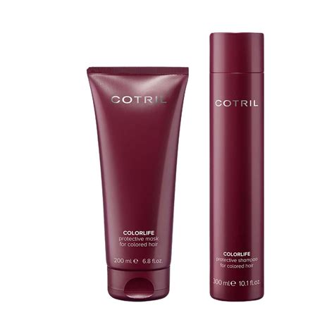 Buy Cotril Color Life Shampoo (300 ml) + Hair Mask (300 ml) Combo ...