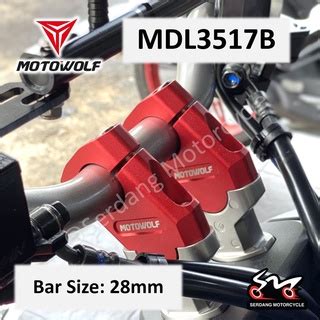 MOTOWOLF Handlebar Riser ADV150 ADV160 Peninggi Handle Bar 28mm 22mm