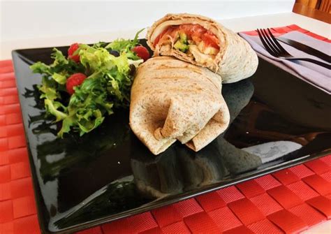 Wrap De Pollo Con Aguacate Receta De Nuritmica Fit Cookpad