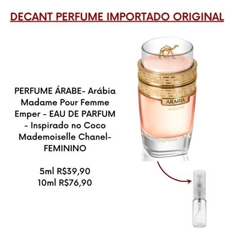 DECANT PERFUME ÁRABE FEMININO Arábia Madame Pour Femme Emper EAU DE