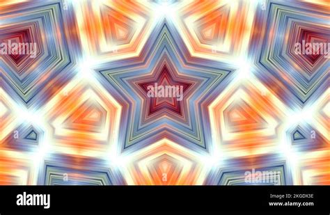 Looping Sequence Of Star Pulsation Abstract Motion Graphics Background