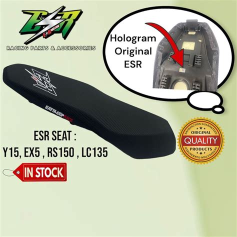 ESR SEAT CARBON Y15ZR LC135 RS150 100 ORIGINAL ESR MOTOR Shopee Malaysia