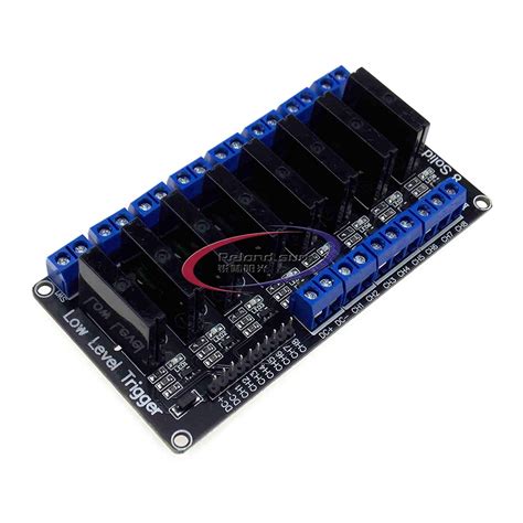 5V 12V 24V 8 Channel DC Relay Module Solid State Low Level 5V Amazon