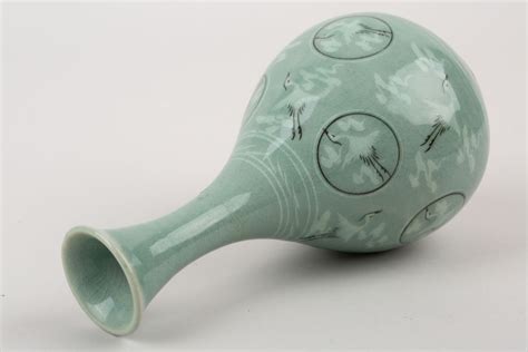 Bidlive Goryeo Celadon Porcelain Yuhuchun Vase Th Century