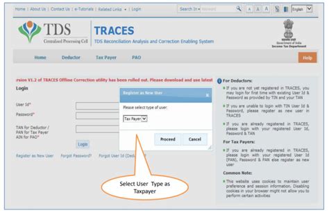 Nri Taxpayer Registration Process On Traces Learn By Quicko