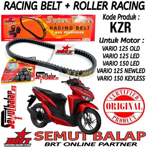 Jual RACING BELT ROLLER RACING VARIO 125 BRT PAKET KIRIAN KZR BRT