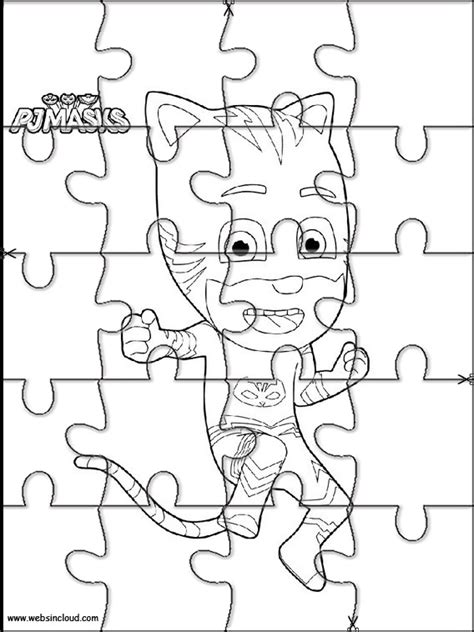 Puzzles Online Para Imprimir Para Ni Os Pjmasks