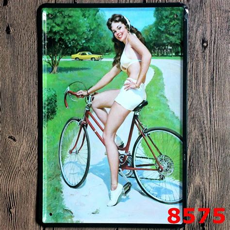 30X20CM Pin Up Vintage Home Decor Tin Sign For Wall Decor Metal Sign