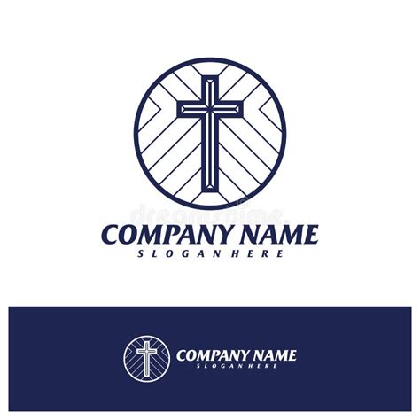 Christian Logo Design Template. Christian Logo Concept Vector Stock ...