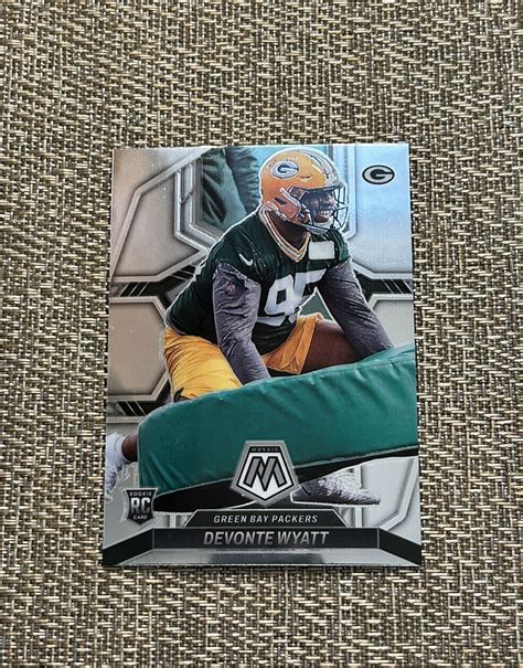 2022 Panini Mosaic DEVONTE WYATT Rookie Card RC 376 Green Bay Packers