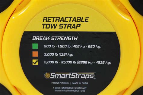 SmartStraps Recovery Strap w/ Hooks - Retractable - 2" x 14' - 3,000 ...