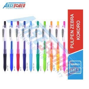 Jual Pulpen Gel Kokoro Zebra 1 Pcs Ballpoint Pena Ball Pen Bolpen