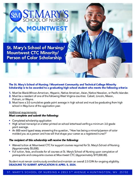 Fillable Online Fillable Online St Mary S School Of Nursing And