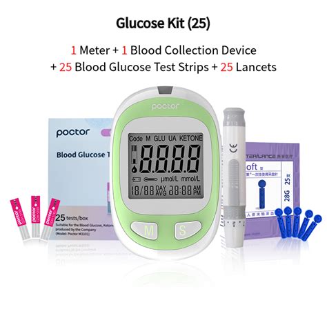 Lepu Medical In Blood Glucose Ketone Uric Acid Meters Multifunction