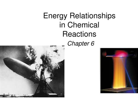 Ppt Energy Relationships In Chemical Reactions Powerpoint