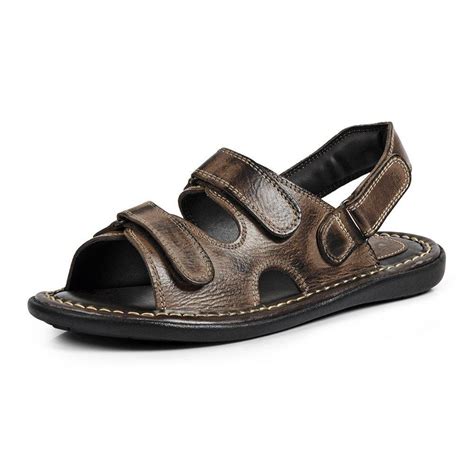 Sandalia Masculino Couro Legitimo Linha Extremo Vira Chinelo Conforto D