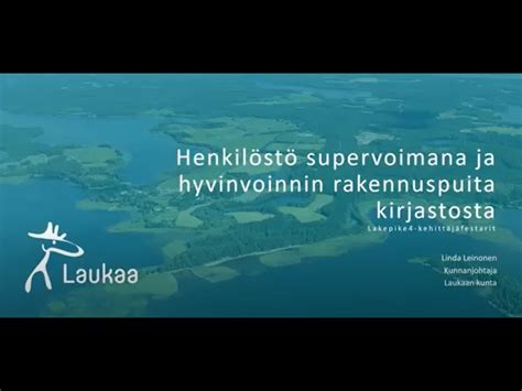 Linda Leinonen Ja Risto Heikkinen Henkilöstö Supervoimana Ja