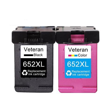 Veteran Refilled 652xl Ink Cartridge For Hp 652 Xl Hp652 Cartridge For