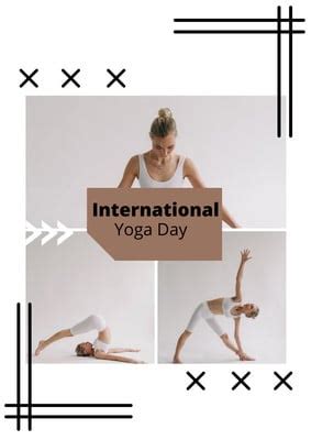 Page Free Editable Printable Yoga Poster Templates Canva