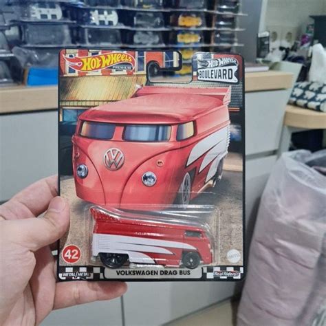 Jual Hot Wheels Boulevard Premium Volkswagen Drag Bus 42 Red Merah Vw Shopee Indonesia