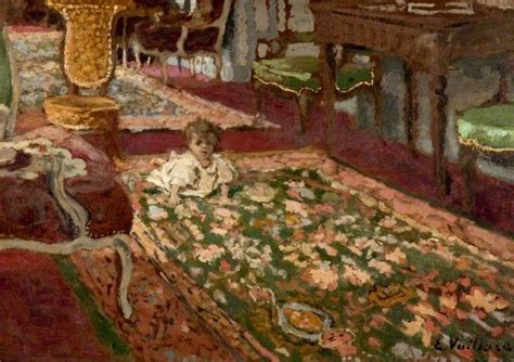 Interior The Drawing Room Painting Edouard Vuillard Oil Paintings