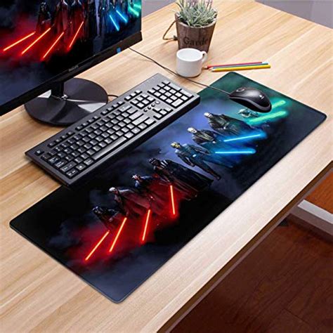 Star Wars Mouse Pad Sith Lords And Jedi Lightsaber Knightslarge Gaming