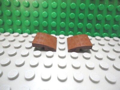 Lego Reddish Brown X Curved Smooth Slopes Brick Block New Ebay