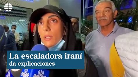 La Escaladora Elnaz Rekabi Llega A Ir N Y Desmiente Haber Tenido Ning N