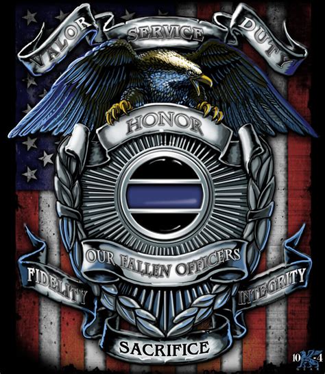 End of Watch Memorial Police Decal - 100% Made in USA