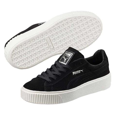 Puma Suede Platform Trainers Black Dressinn