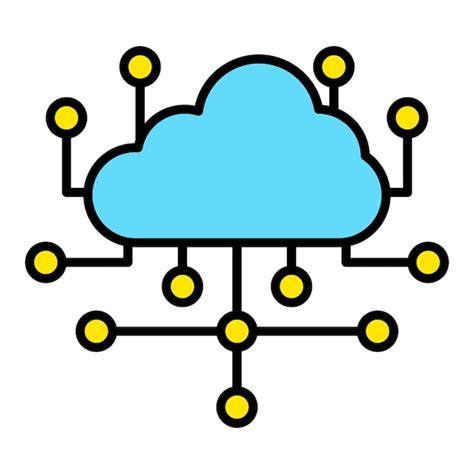 Premium Vector Cloud Computing Icon