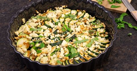 La Recette Du Gratin De Courgette Feta Et Menthe De Laurent Mariotte