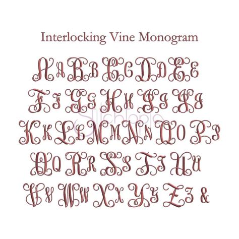 Monogram Embroidery Font Bundle Fonts Stitchtopia