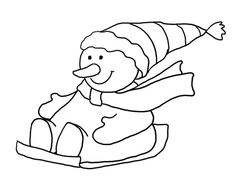 Snowman Coloring Pages