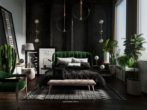 Behance Green Bedroom Decor Gold Bedroom Decor Black Bedroom Decor