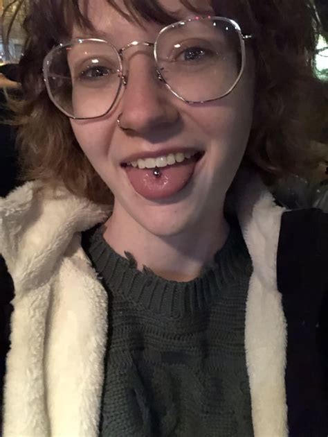 Finally Got My Tongue Pierced Piercing