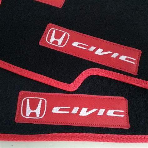 Jogo De Tapetes Honda Civic Personalizados Elo7