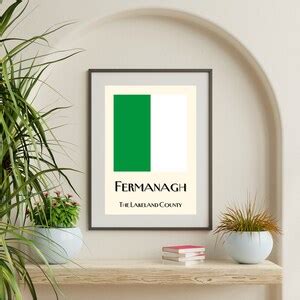 Premium Irish County Fermanagh Flag Posters: Celebrate Heritage With ...