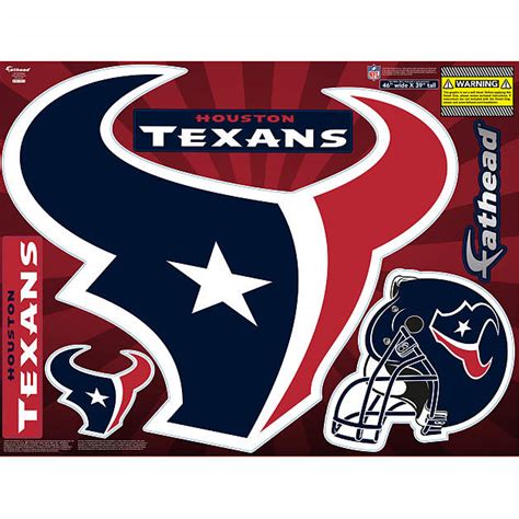 Houston Texans Street Grip Outdoor Decal Shop Fathead® For Houston