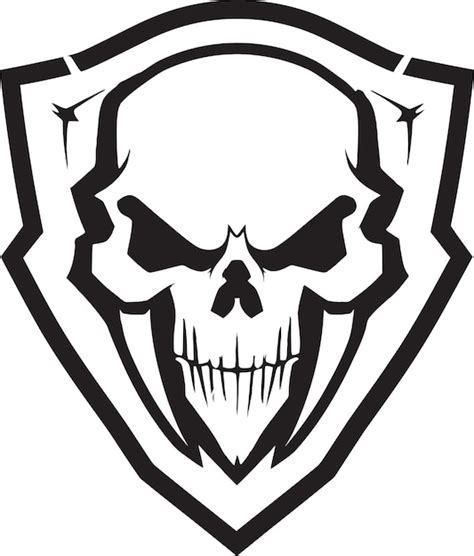 Escudo fantasma en forma de calavera insignia de la bóveda vigilante