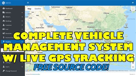 Fleet Management System With Live GPS Tracking In PHP Free Source