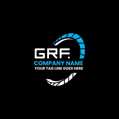 Grf Letter Logo Creative Design With Vector Graphic Grf Simple And